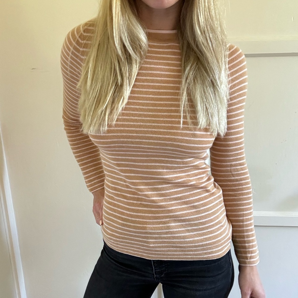 Lou & Grey Striped Sweater top